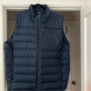 XXL Blue North Face Puffer Vest.